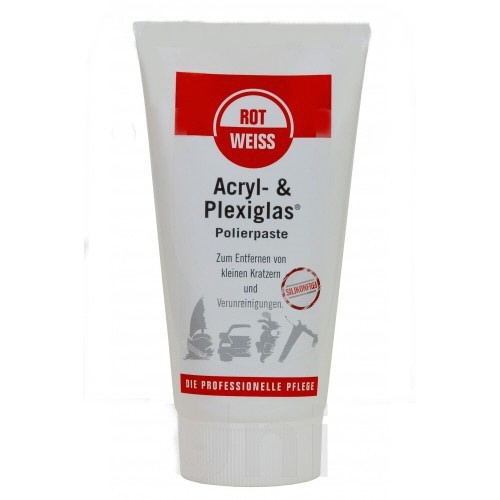 Acryl & Plexiglas Polierpaste Rot Weiss
